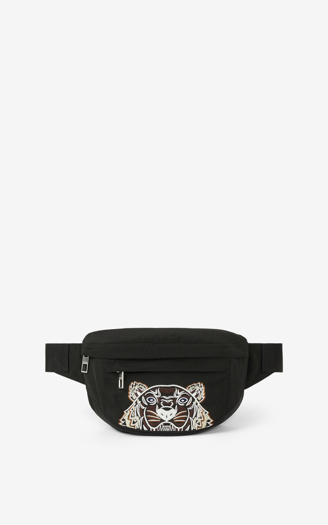 Sac Banane Kenzo Toile Kampus Tiger Homme Noir | HFSZ-85671